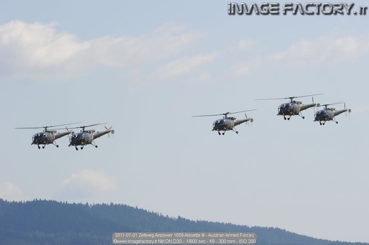 2011-07-01 Zeltweg Airpower 1059 Alouette III - Austrian Armed Forces